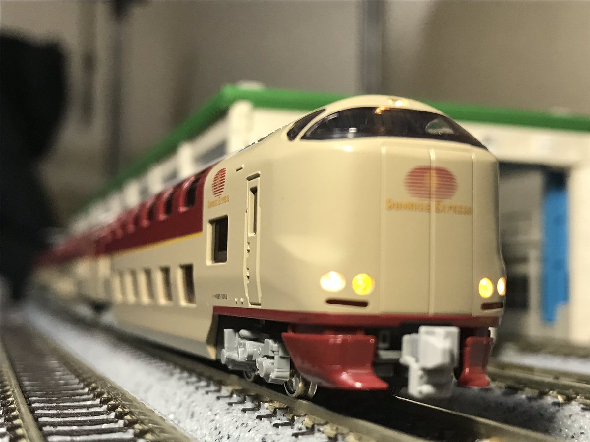 KATO 285系 サンライズエクスプレス リニューアル車 入線 : 夏島鉄道