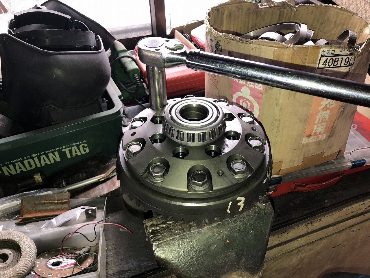 S14シルビア 4.6ファイナル流用＆LSD組み付け : オートライフハノ