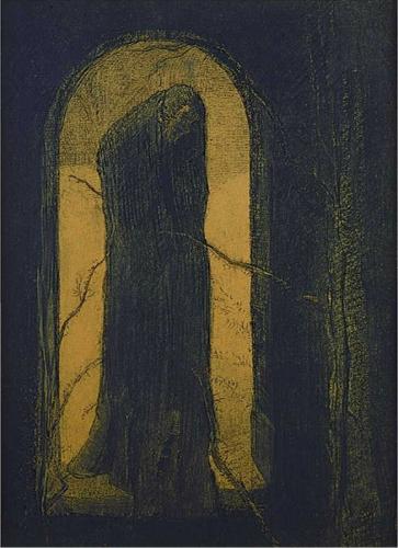 ルドンの黒： 絶対の探求｜悲嘆｜1894 Visions ルドン、ロートレック展