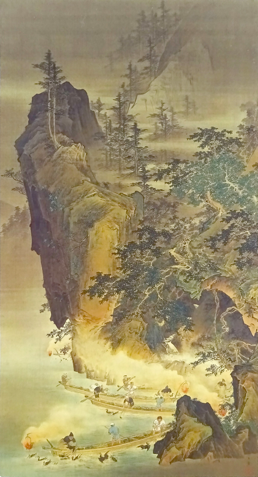 川合玉堂： 鵜飼, 渓山秋趣｜山種美術館 : クラシック音楽とアート