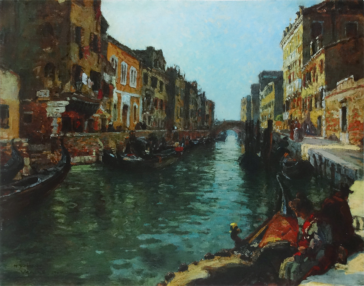 吉田博の油彩、欧州編｜ヴェニスの運河｜べラスケスの模写に見る原画と