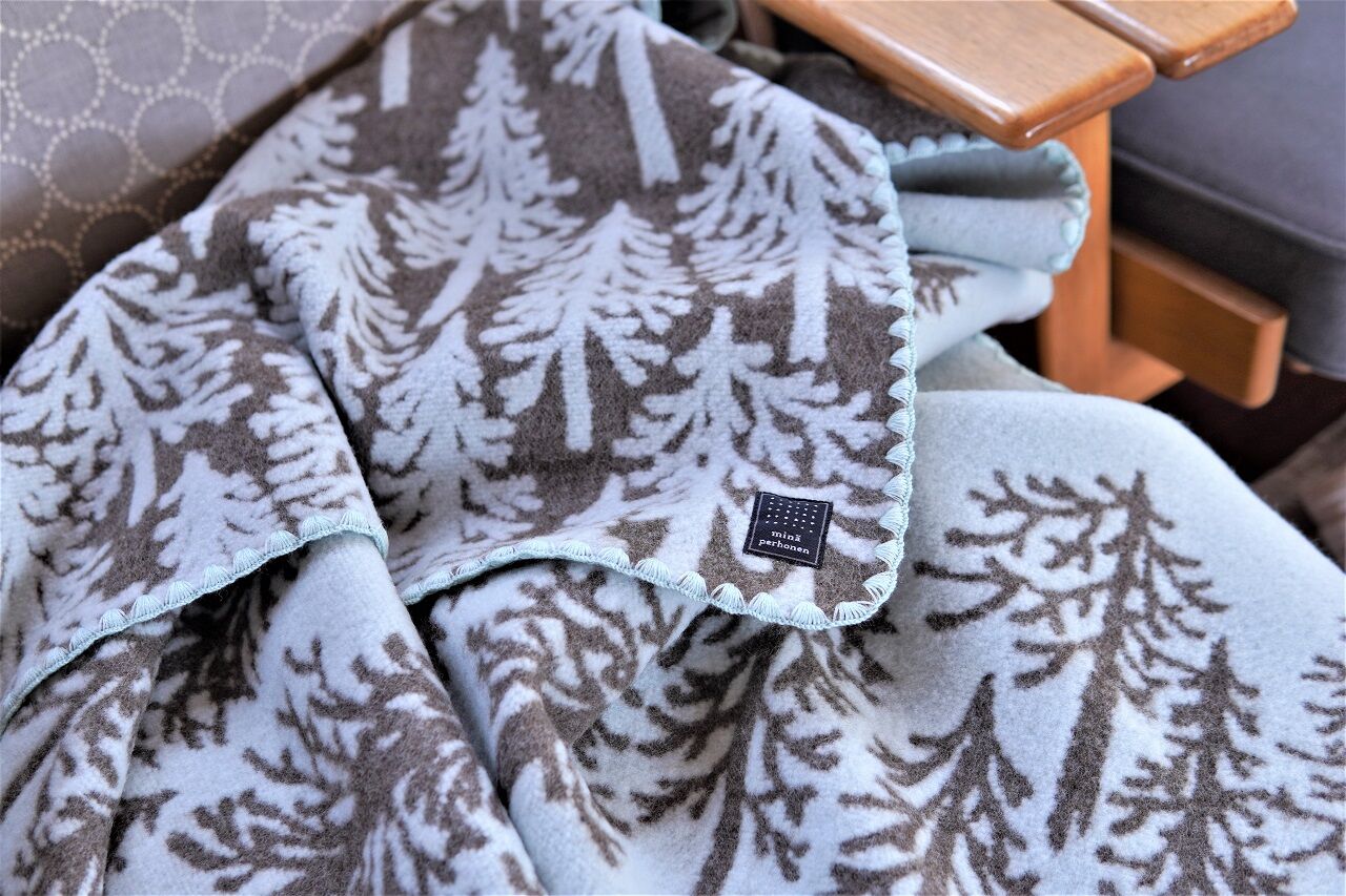ミナペルホネン】予約したブランケット「metsa」が届いた♪素敵さが