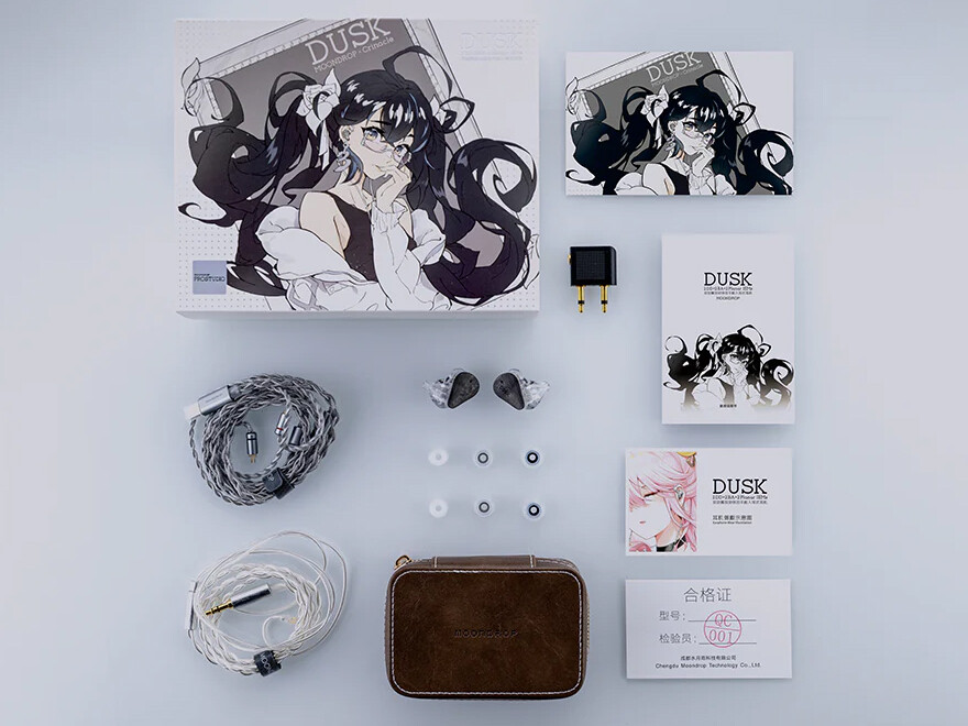 棚からレビュー】 「MOONDROP x Crinacle DUSK」 クールな外観に2DD+