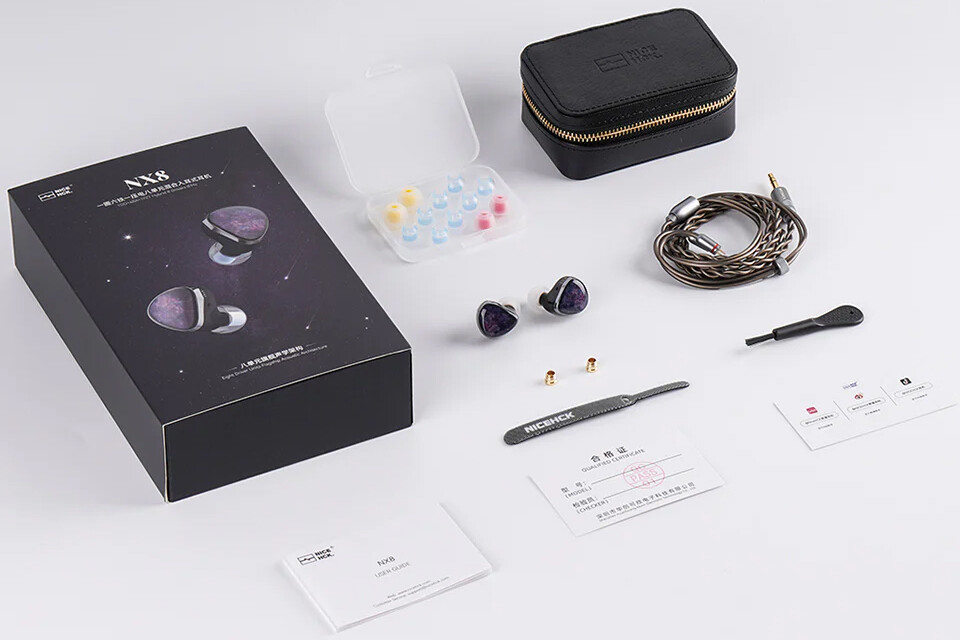 NICEHCK NX8」 進化した1DD+6BA+1PZTの8ドライバーハイブリッド構成