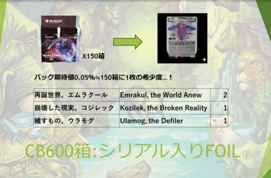 モダンホライゾン3コレクターブースター開封 : すぷりんぐのblog