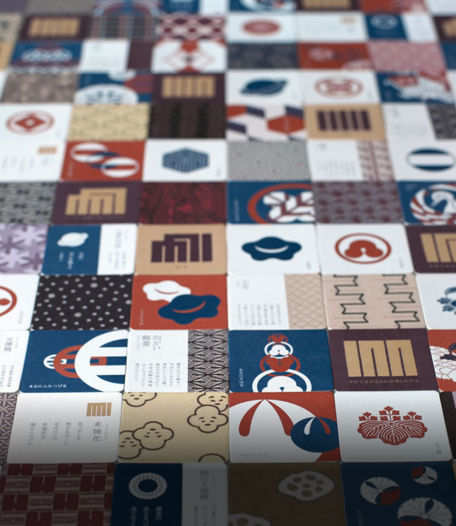 家紋でカルタ遊びしませう : きよおと-KiYOTO