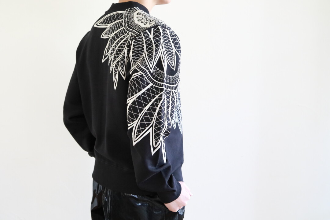 DRIES VAN NOTEN ～ 刺繍のスウェット生地ジップアップジャケット : CLOSET