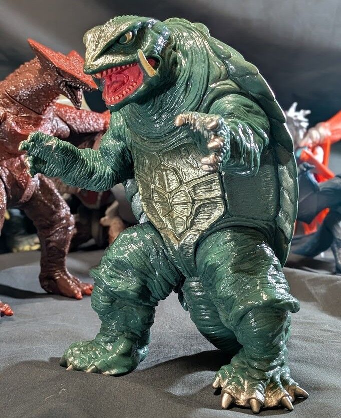 平成ガメラ＆対戦怪獣（バンダイ）ソフビフィギュア7体セット : 恐竜