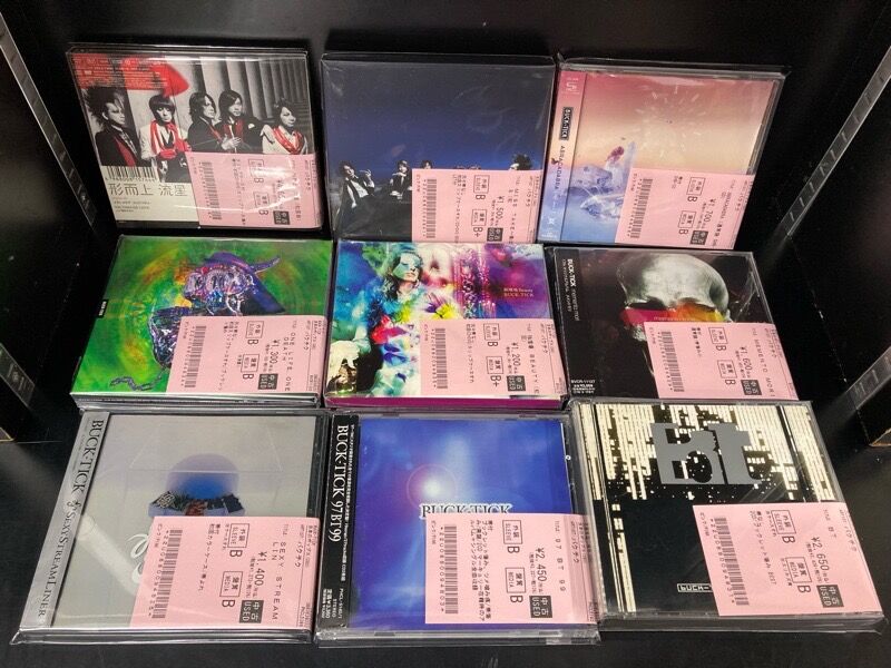 BUCK-TICK 中古CDまとめて入荷しました!!8cm短冊CDシングルもあります