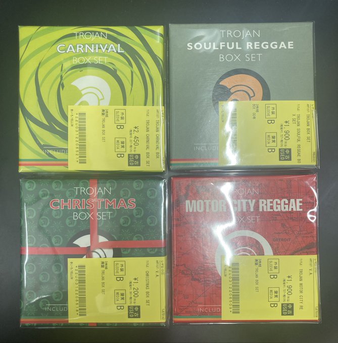 9/18(木) 【REGGAE中古CD新入荷情報】TROJAN BOX SETまとめて入荷