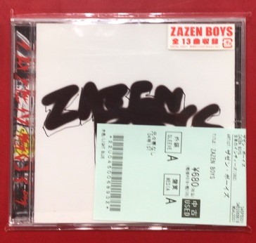 J-POP】ZAZEN BOYS 初期作～最新作 中古CD＆Blu-ray 一挙入荷