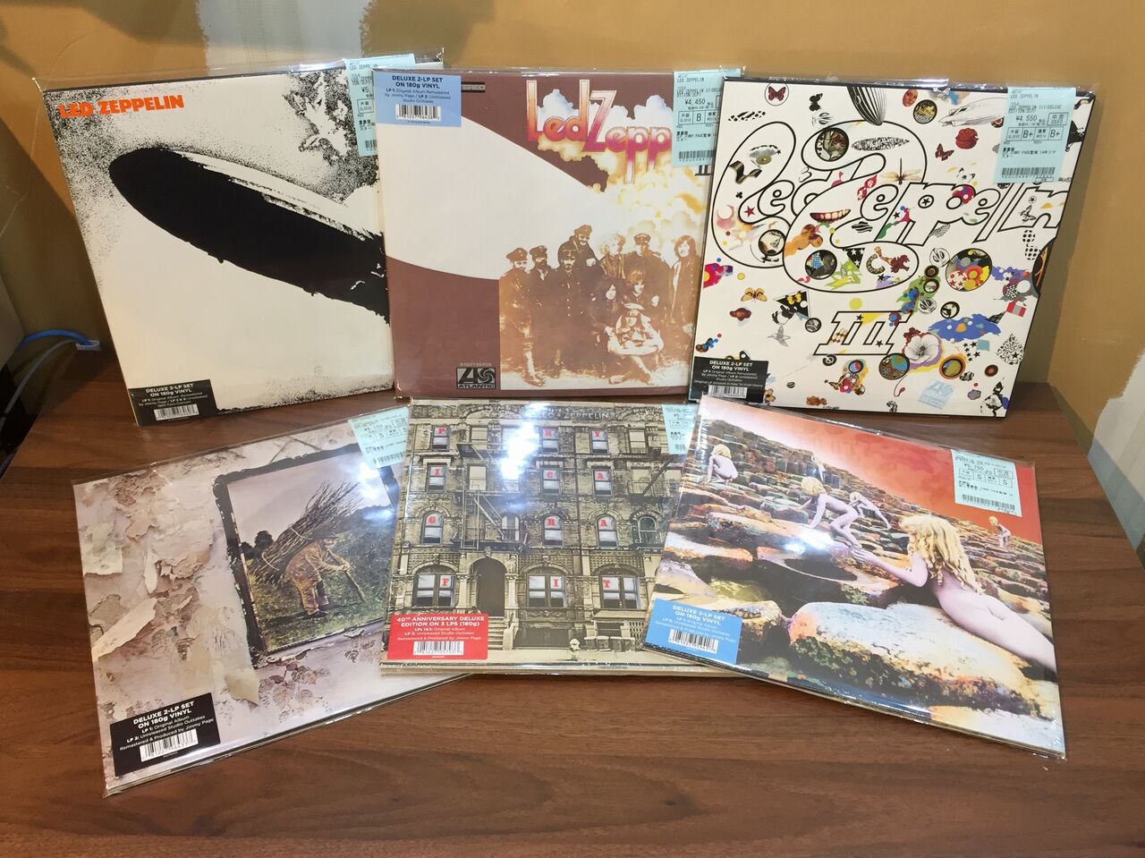 レッド・ツェッペリン 中古レコード UKオリジナルに重量盤…まとまって