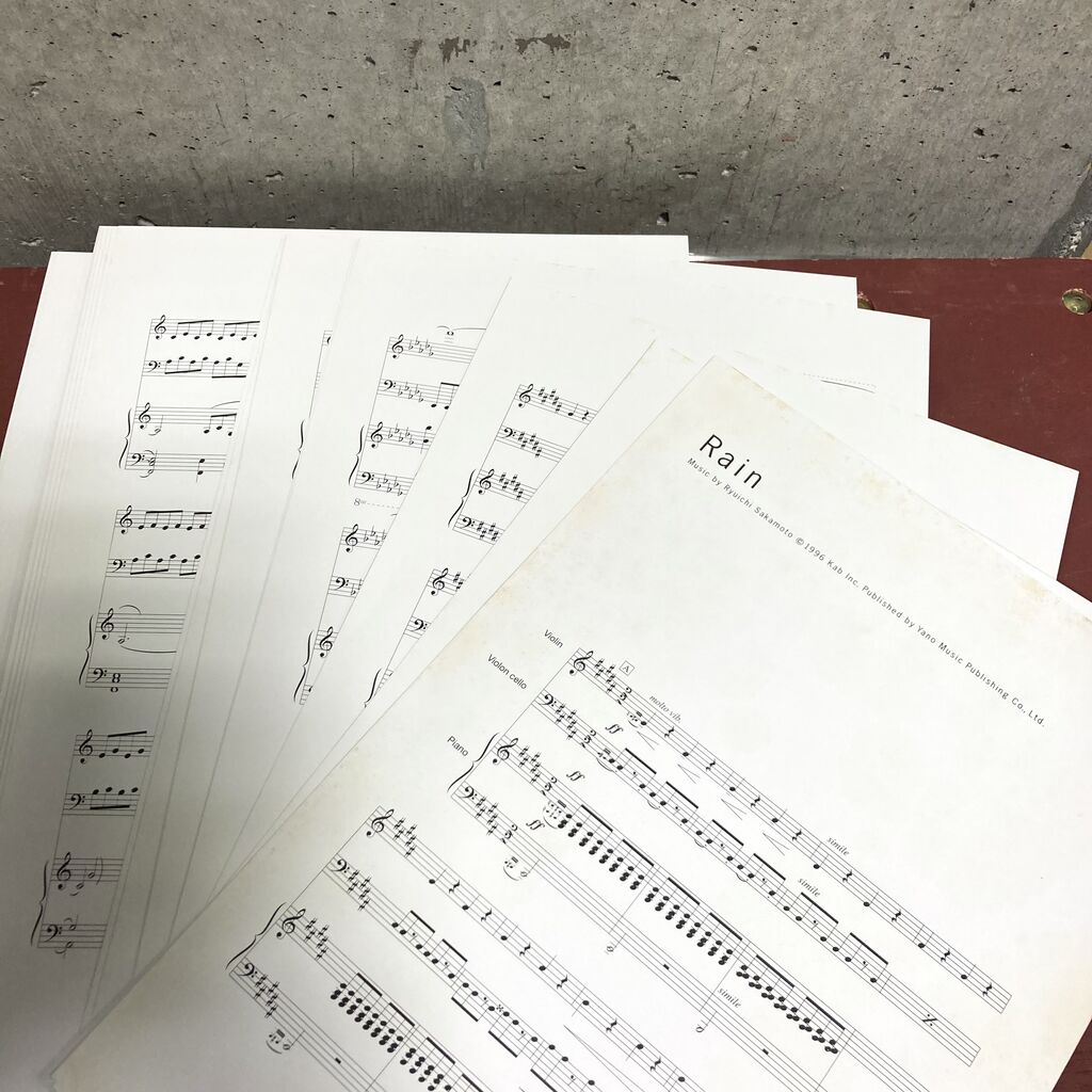 坂本龍一 TRIO WORLD TOUR 1996 COMPLETE VERSION 【 楽譜 VHS