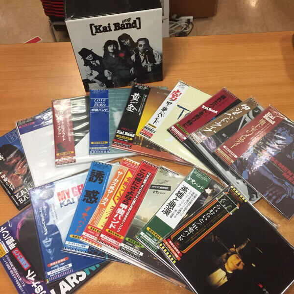 甲斐バンドの紙ジャケ17タイトルBOX付セット、本日入荷致しました