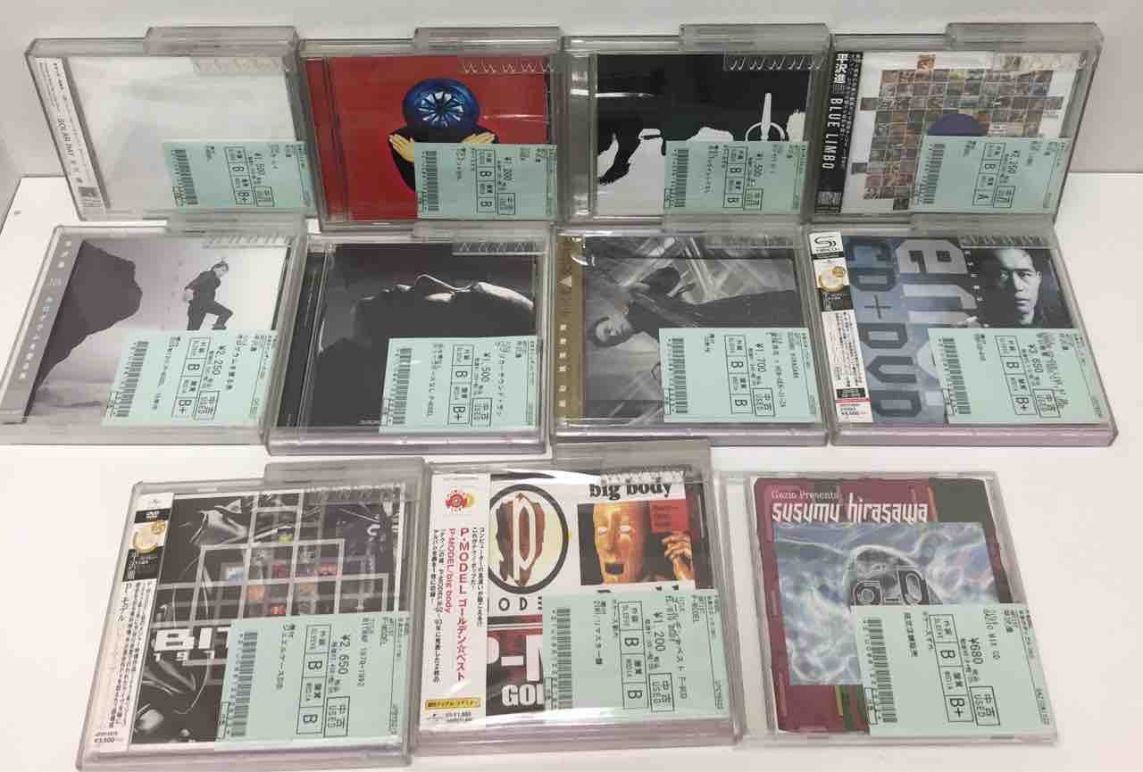 P-MODEL/平沢進関連 廃盤多く含む中古CDまとめて入荷いたしました