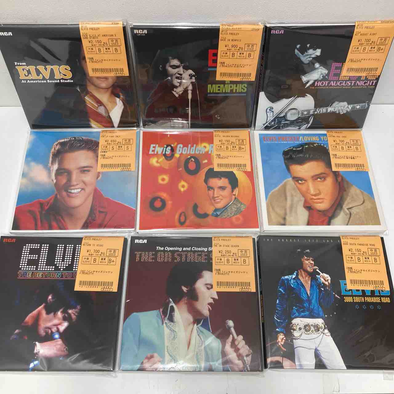 エルヴィスファン必見！ELVIS PRESLEY 中古CD大放出！ : ディスク