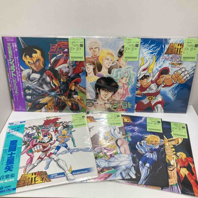 天空戦記シュラト』『聖闘士星矢』の中古レコード入荷致しました