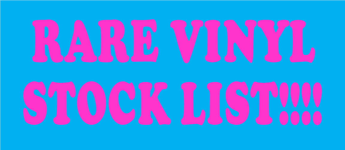 在庫リスト】RARE VINYL STOCK LIST!!! お茶の水駅前店のレア盤はここ