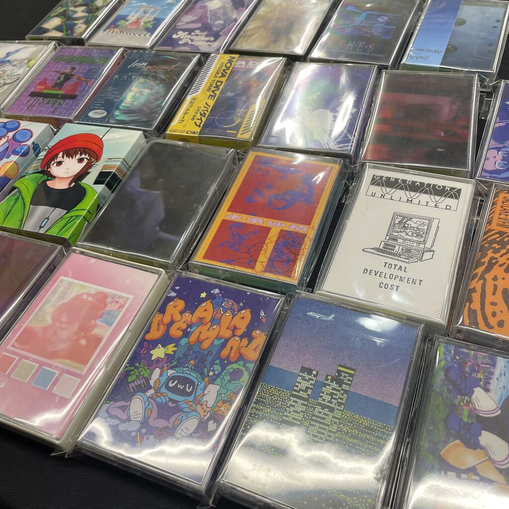 Vapor Wave、Future Funkのカセットが約40本纏めて入荷いたしました