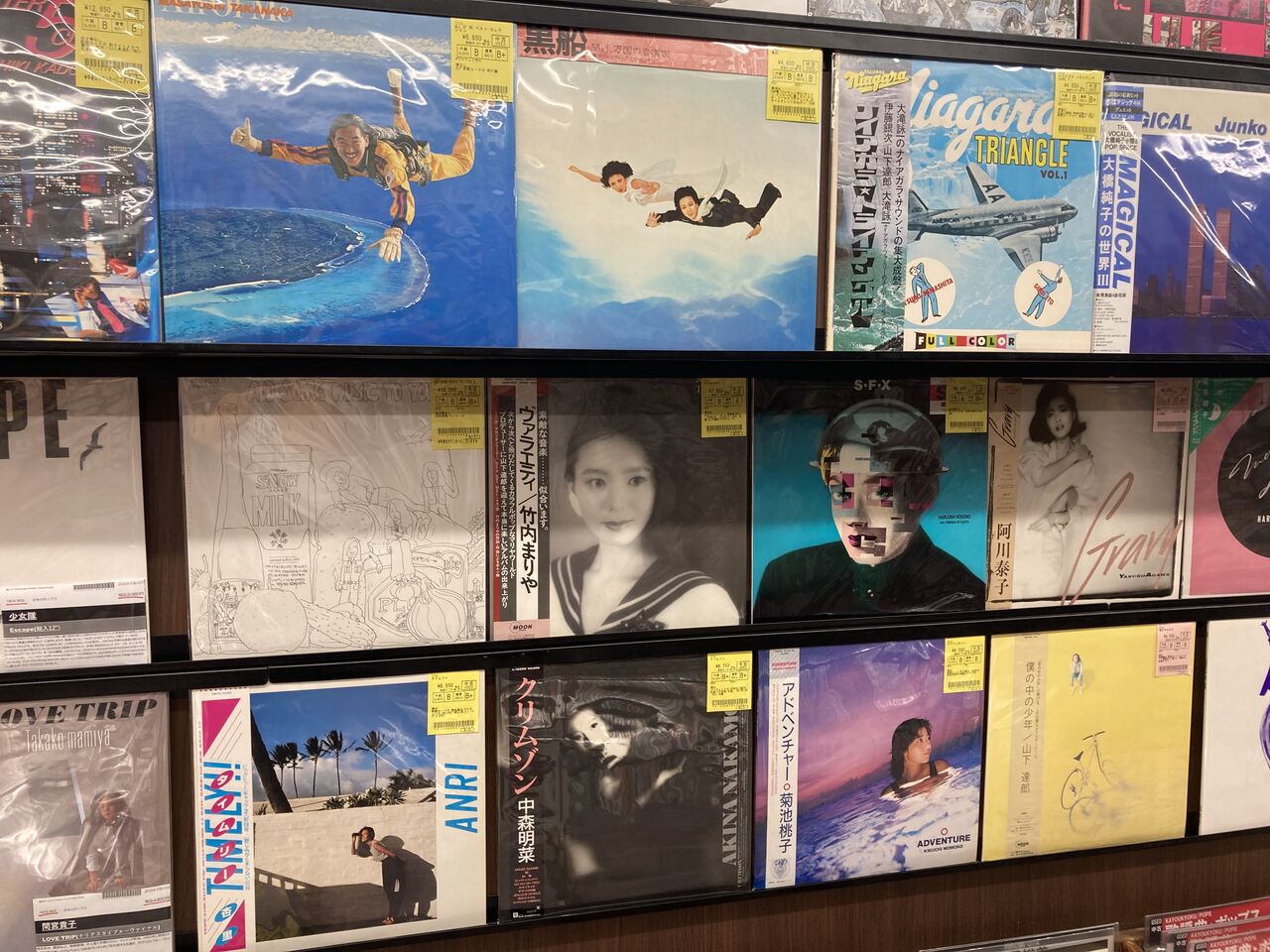 8/21(水)LPレコード中古スペシャル放出!!《山下達郎,高中正義,中森明菜