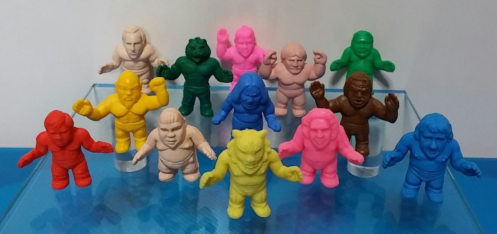 昭和レトロ プロレスラー 消しゴム 色々 ポピー コスモス リング