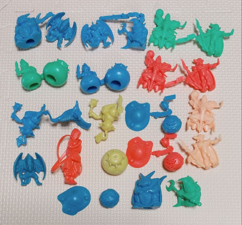 纏め開封&洗浄日記 ドラゴンクエスト 消しゴム ドラクエ ファミコン