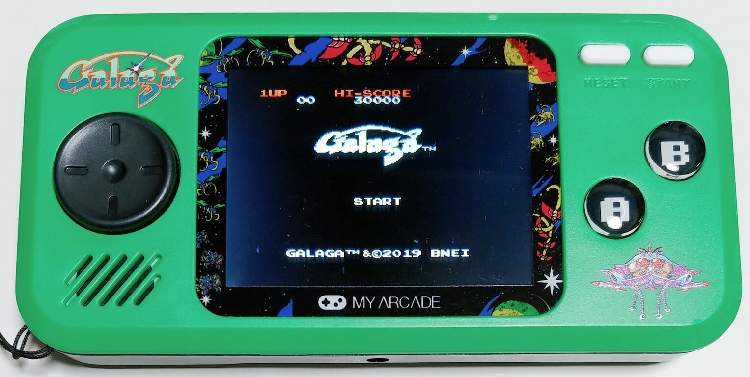 懐かしい3つのゲームが遊べる！ マイアーケード ポケットプレイヤー