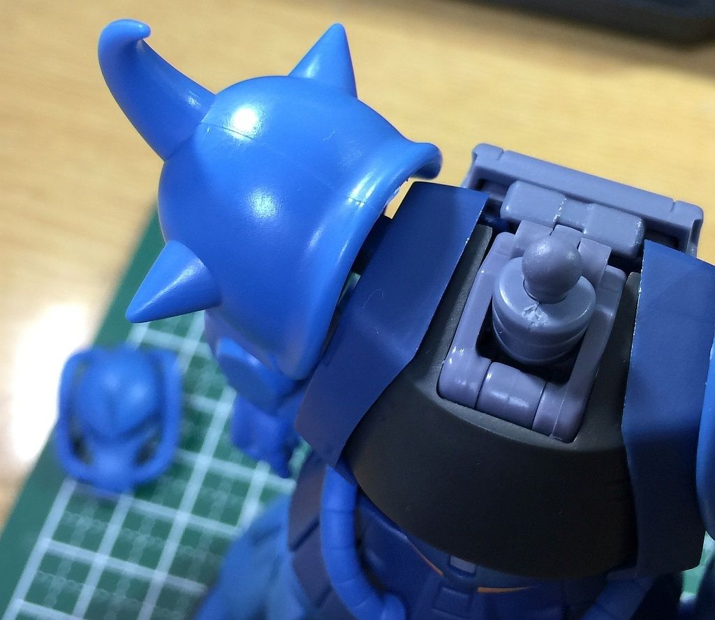 ROBOT魂グフVer.A.N.I.M.E.ウェザリング仕上げ その1 スミ入れ