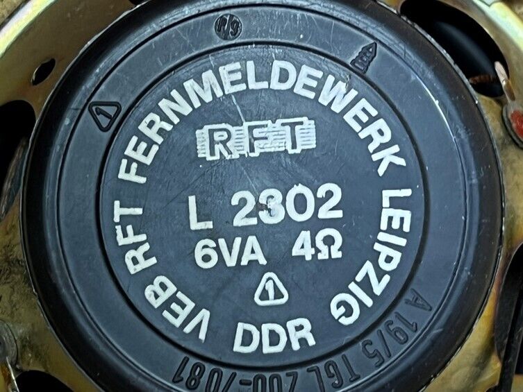 東独RFT ビンテージ 13cmフルレンジ最高傑作L2302採用システム B7151