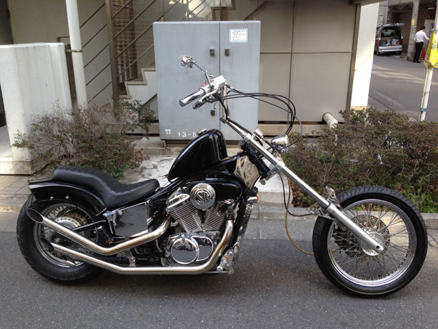 スティード400 ロングフォーク！スポーツスタータンク！ : バイク