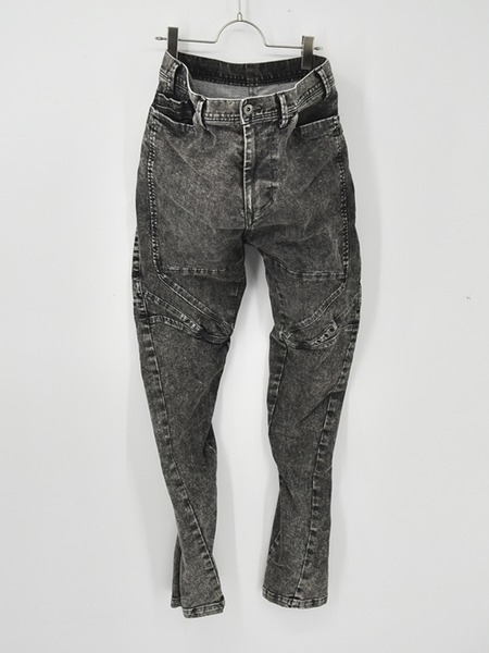 JULIUS[ユリウス] / GORDINI / 857PAM3-CH DENIM RIDERS PANTS -ACID