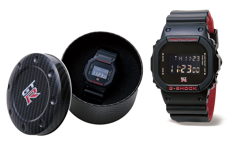 NISSAN GT-R G-SHOCK 第5弾！スクエアスタイルで反転液晶仕様！6月発売