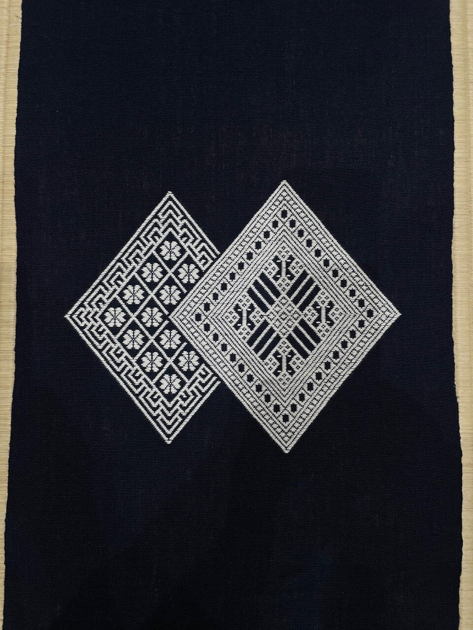 久しぶりに手に入れた津軽こぎん刺しの帯 : 和を着る。楽しむ