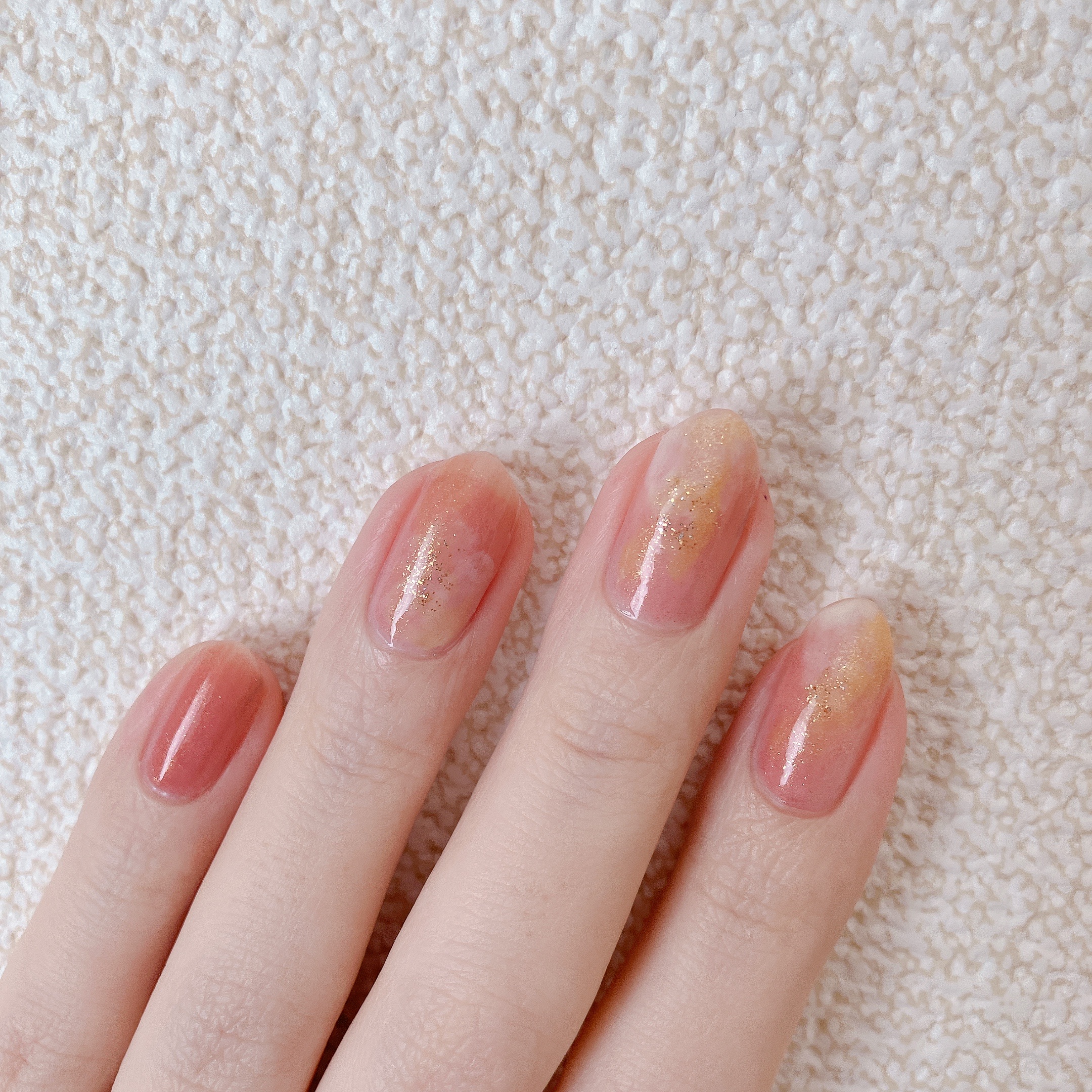 ネイルカラー☆64☆マニキュア☆超速乾☆クリアピンク☆激安☆ ネイル