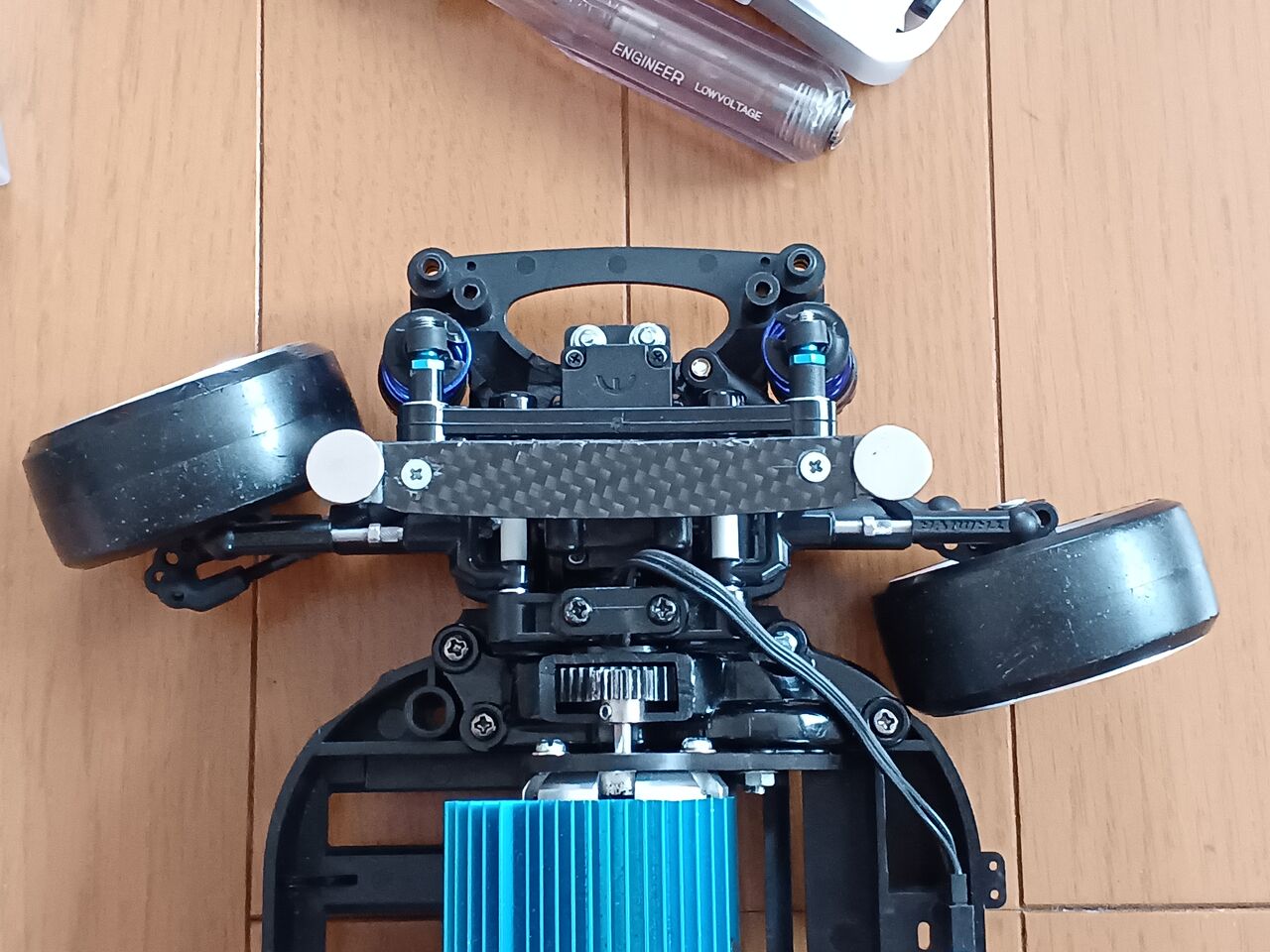 2024/7/27の作業：タミヤ TT-01のフロントモーター化④ : お父さんの
