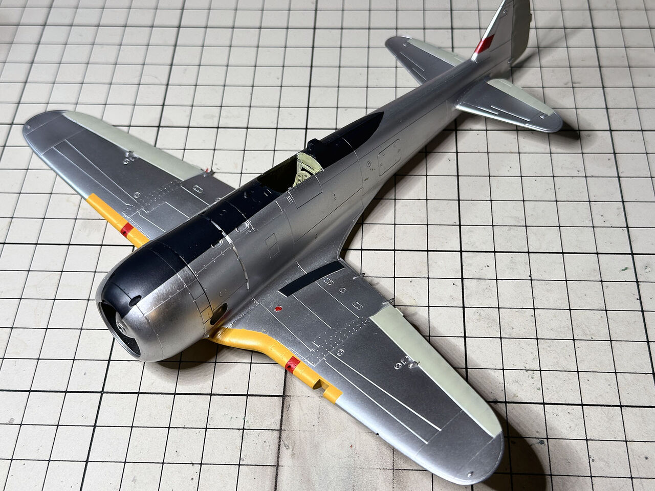 ハセガワ 1/48 鍾馗 II型丙 その2（2023年12年06日） : 積み、組み