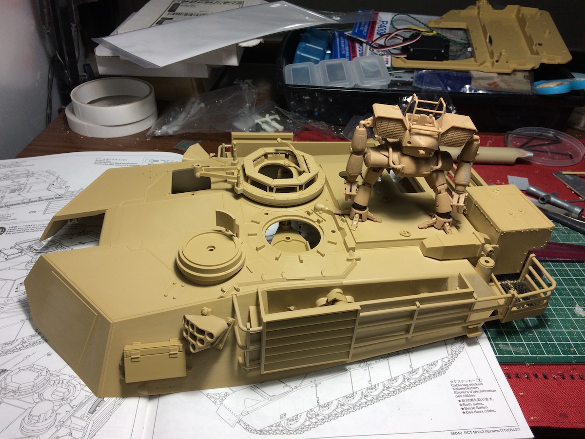 1/16RC アメリカ M1A2 エイブラムス戦車 フルオペレーション