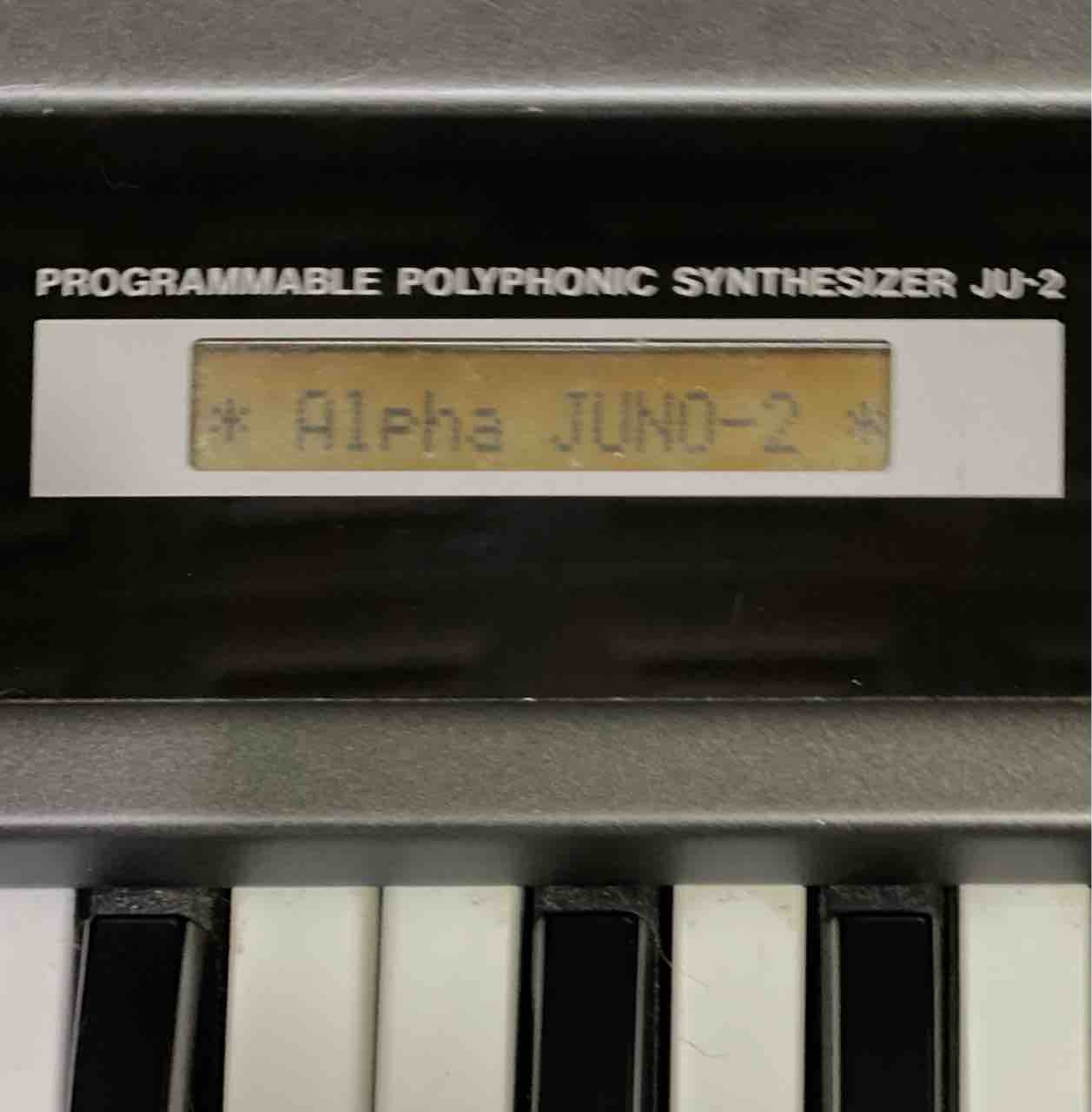 ROLAND αJUNO-2 ディスプレイ OLED化 修理しました -ROLAND Alpha JUNO