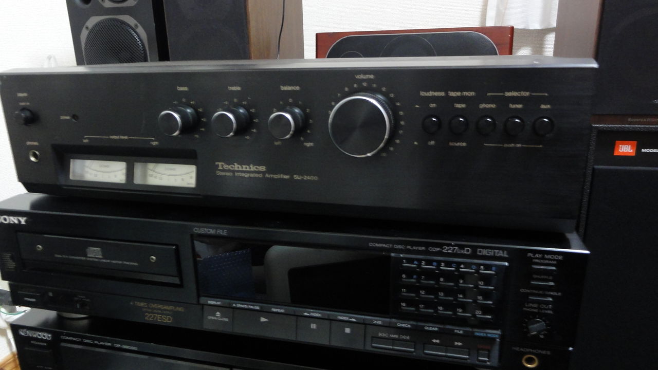 Technics SU-2400を手に入れた : （ヴィンテージではない）レトロ