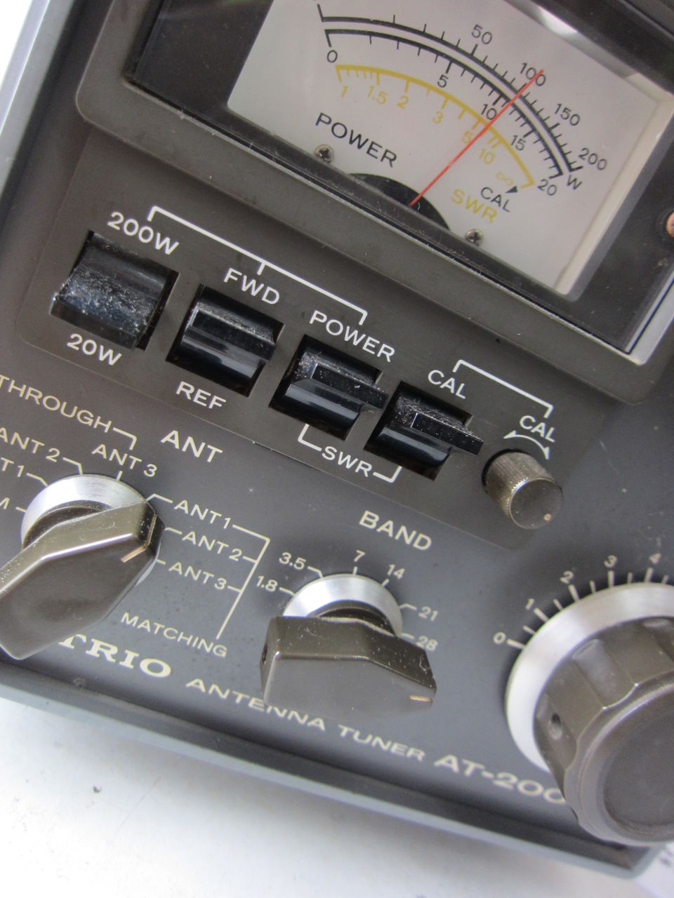 TRIO/トリオAT-200アンテナチューナーの修理を行いました : 山口県の