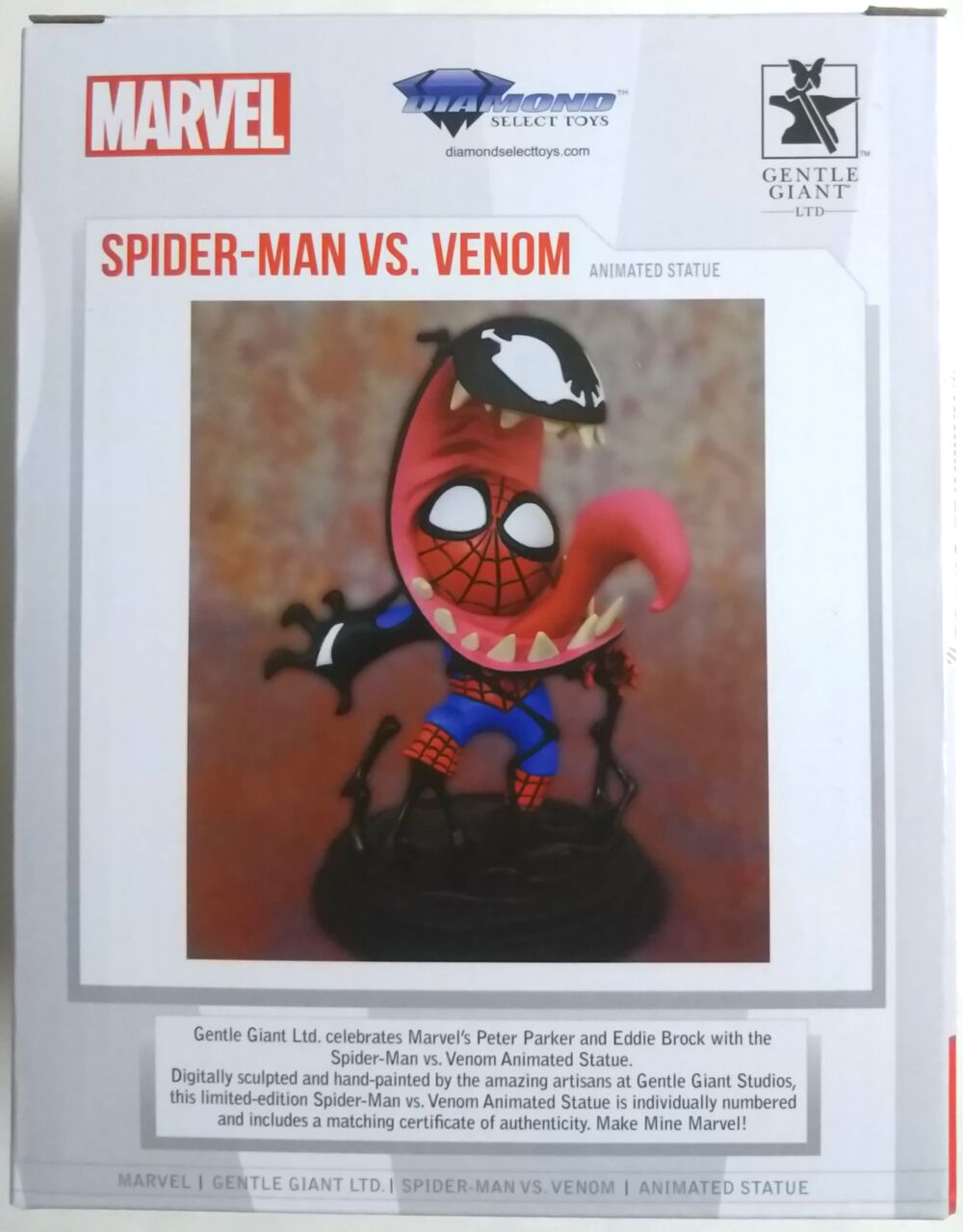 5000個限定！スパイダーマンとヴェノムのスタチュー】GENTLE GIANT