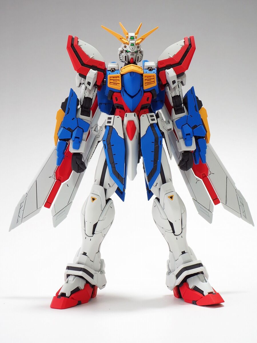 完成品レビュー】1/144 RG ゴッドガンダム【塗装】【素組み