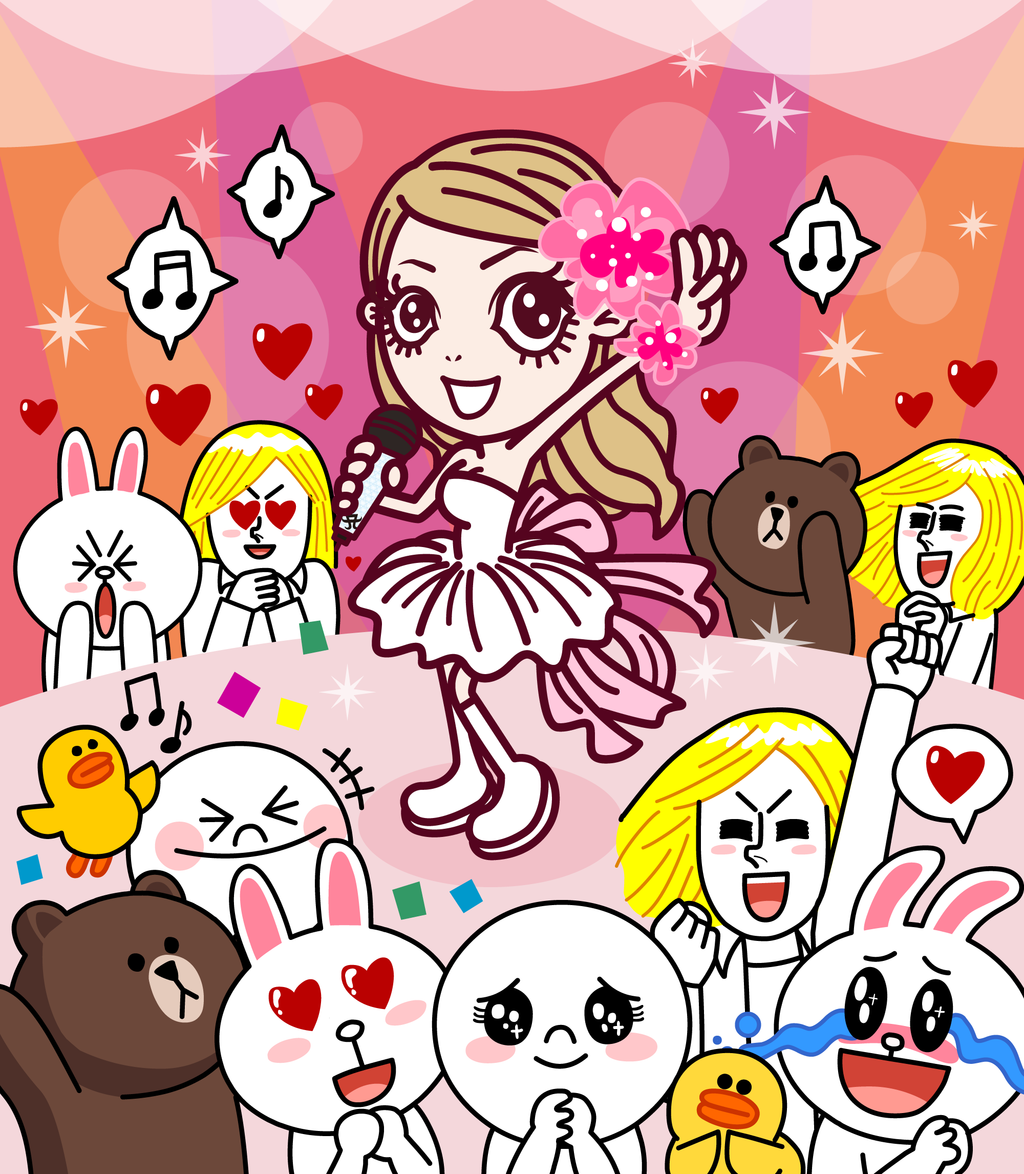 LINE Hidden Catch（間違い探し）」に浜崎あゆみのキャラクター“ayupan