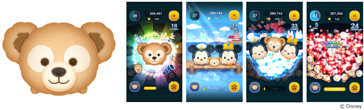 LINE：ディズニー ツムツム】「ダッフィー＆フレンズ」のキャラクター