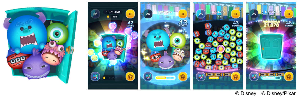 LINE：ディズニー ツムツム】ハロウィーン仕様の新ツム「モンスターズ