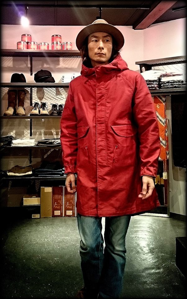 LB studio大阪 ～GERUGA ゲルガ DUSTER PARKA ダスターパーカー(レッド