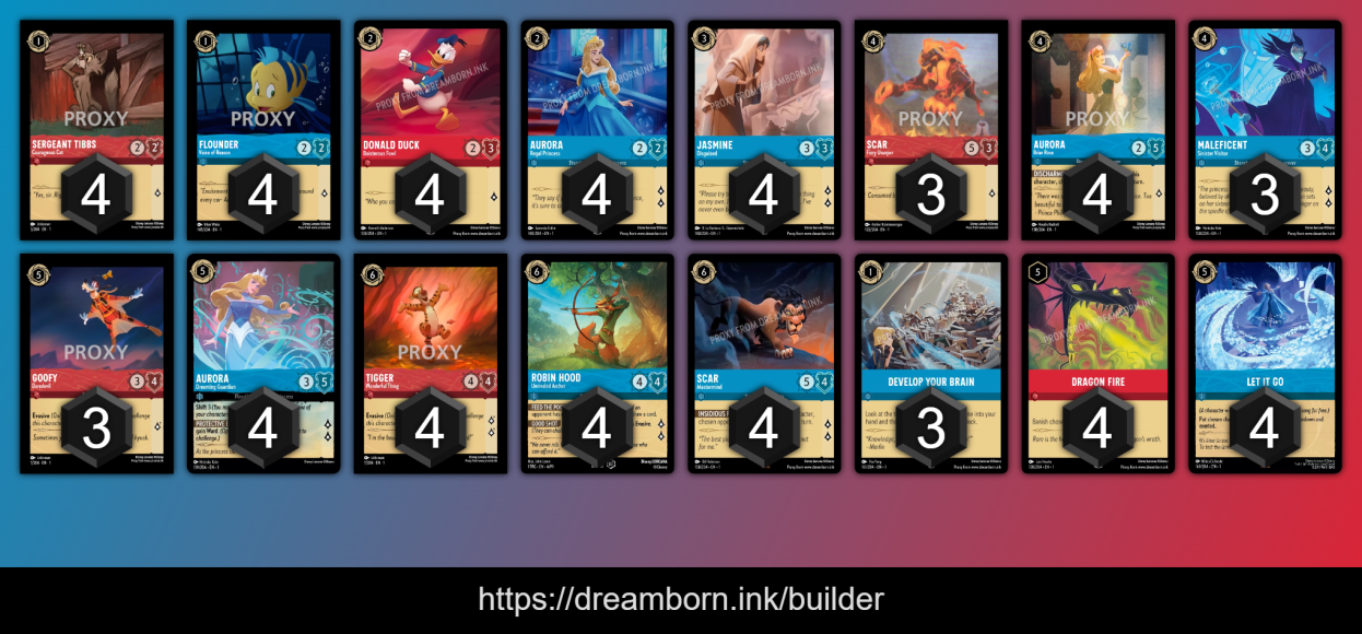 夜*桜様 ロルカナ ルビーサファイアデッキ 夜*桜様 ロルカナ ルビー