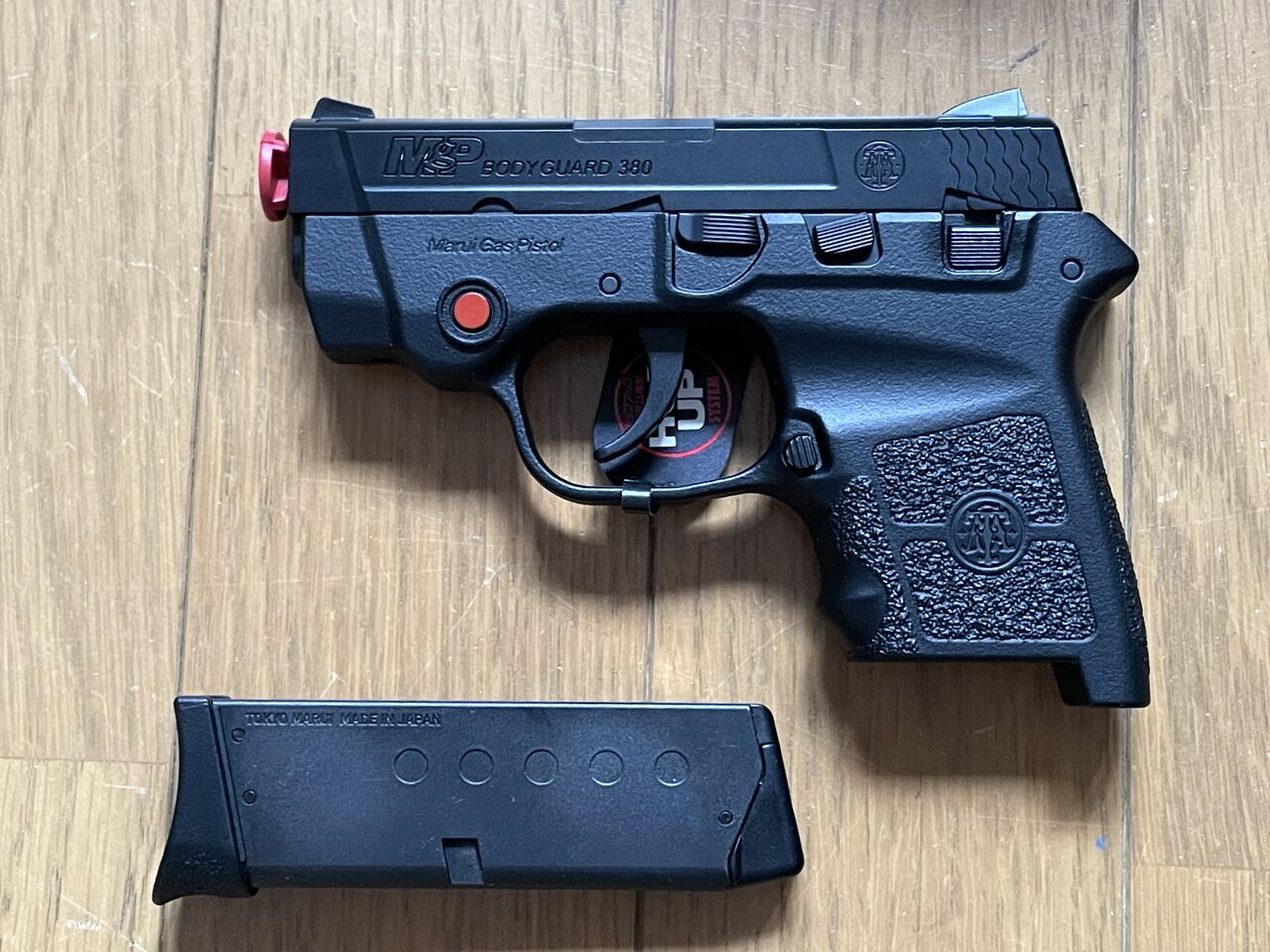 エアガンレビュー】東京マルイ BODYGUARD 380 : Bravo1は自重で落下します