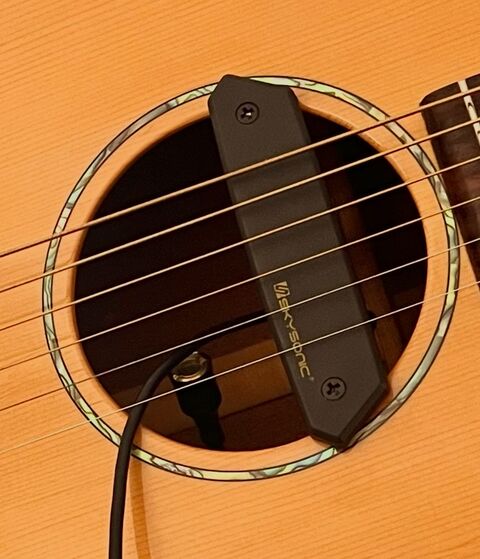 ☆アコギをエレアコ化する！SKYSONIC T-902搭載 : ジナパパ一家の何て