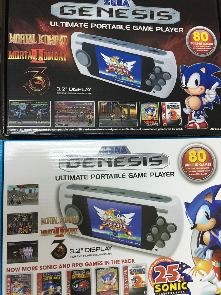 毎年買っているSega Genesis Ultimate Portable Game Player